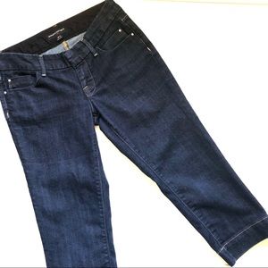 PRICE REDUCED! 26 Banana Republic Dark Wash Cropped Jeans FINAL REDUCTION $